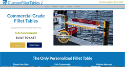 Desktop Screenshot of customfillettables.com