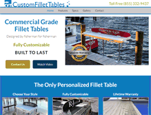 Tablet Screenshot of customfillettables.com
